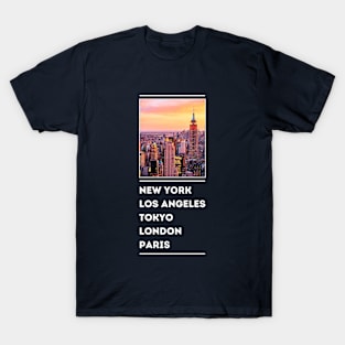 NEW YORK SKY LINE T-Shirt